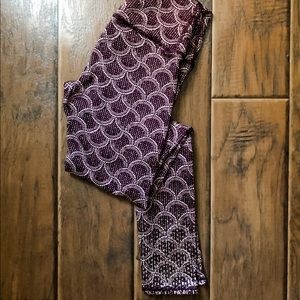 Aerie MERMAID PRINT SUPER SOFT LEGGINGS Size Small